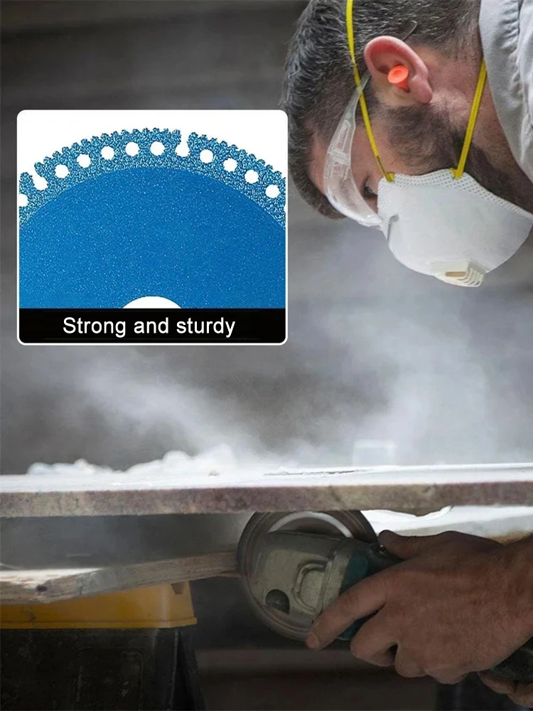 Diamond Multifunctional Cutting Blade 110/125mm Ultra-thin Saw Blade Ceramic Tile Glass Cutting Disc For Angle Grinder 22.23MM