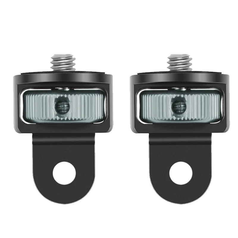 Aluminum 1/4 Inch Screw Tripod Adapter with 360° Rotating Mount