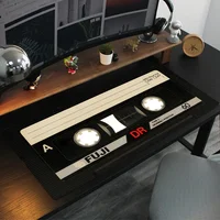 1pc 3D Cassette Music Tape Mouse Mat Desk Mat With Pad Gaming Accessories Prime Gaming XXL Keyboard Pad Padding Mat 2
