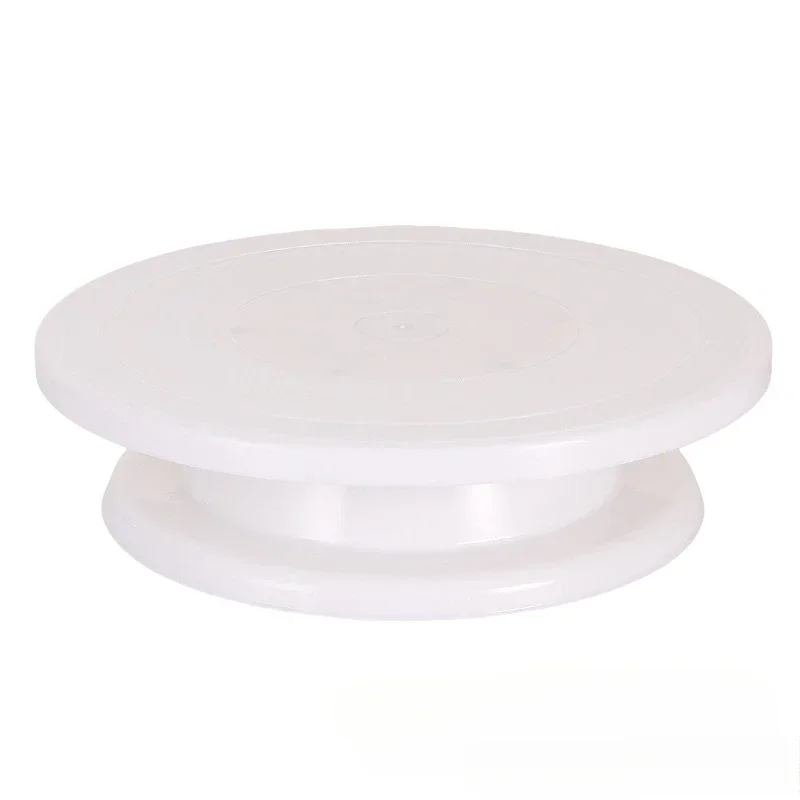 Plastic DIY Cake Mounting Turntable Baking Tool Home Anti Slip Birthday Cake Rotating Table Mounting Table Plastic Baking Tool
