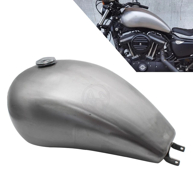 Motorcycle Retro Oil Gas Fuel Tank 20L 5.28 Gal Fit For Harley Sportster  Iron XL 883