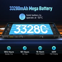 (New)Ulefone Armor Pad 3 Pro Rugged Tablet 33280 mAh MediaTek MT8788 16GB RAM(8+8) 256GB ROM 50MP 10.36"2K Android 2