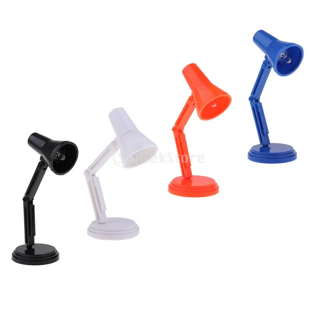 1/6 Scale LED Desk Lamp Model Furniture Hot Toys BJD Dollhouse Accessory Kids Pretend Play Toy Miniature Lamp LED Light