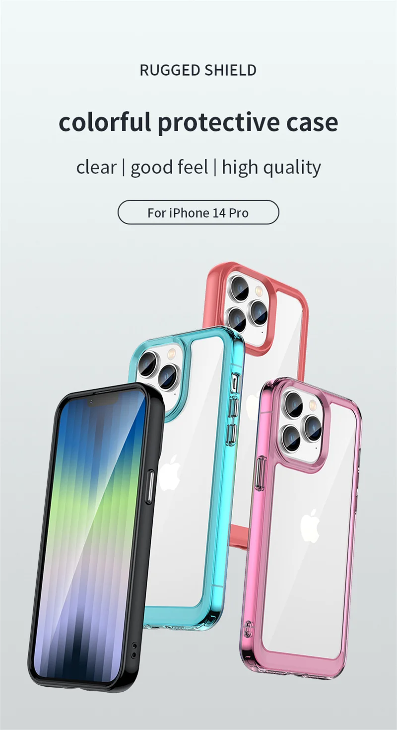 best iphone 13 pro max case Clear Case For iphone 14 Pro Case For iphone 14 13 12 11 Pro Max Cover Coque Funda Hard Translucent Bumper For iphone 14 Pro apple iphone 13 pro max case