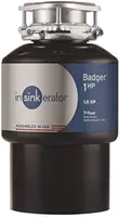 Badger 1 HP Continuous Feed Food Residue Processor Garbage Disposal Power Series Kitchen Appliances Home 1