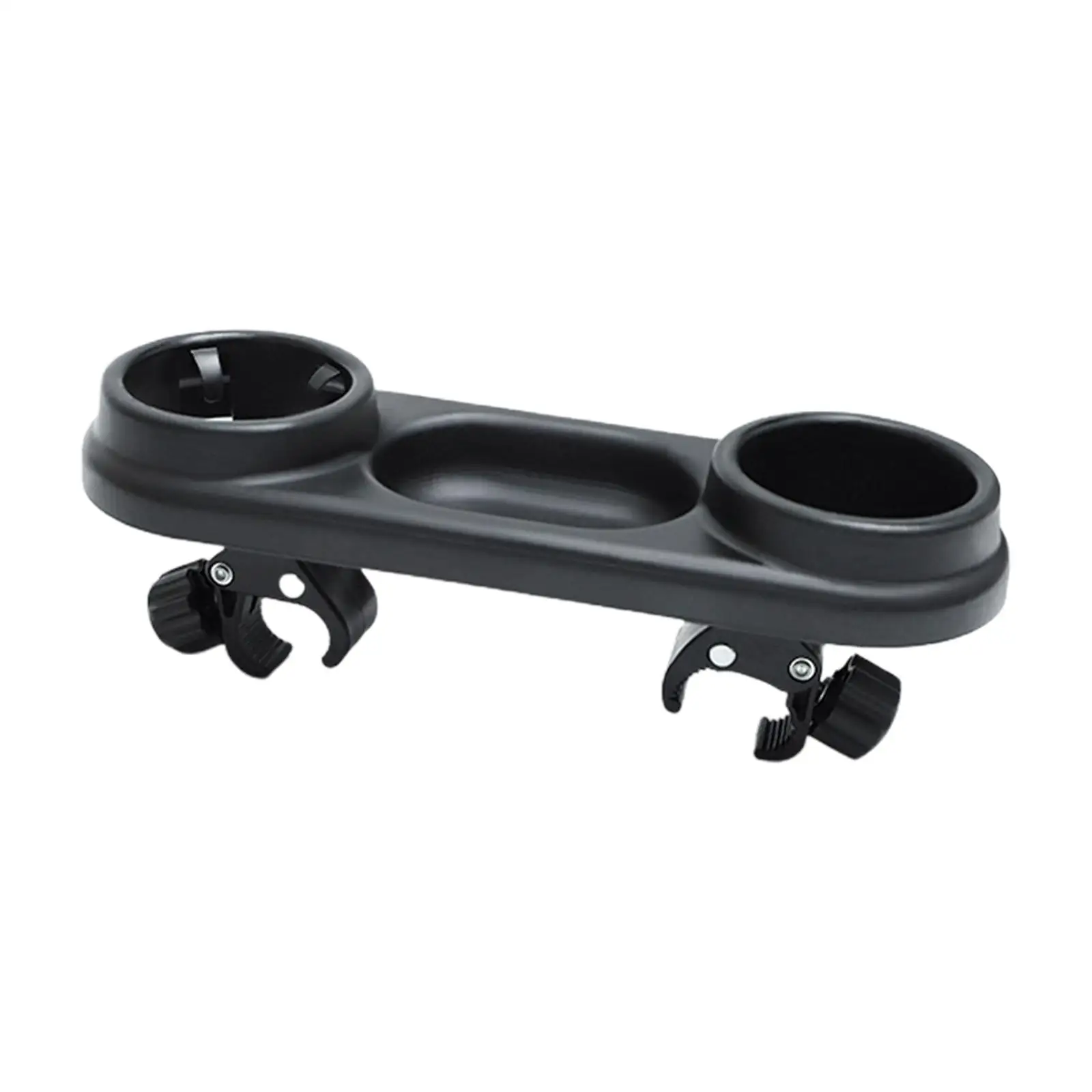 Universal Baby Stroller Snack Tray with Cup Feeding Bottle Holder, Removable Organizer with Adjustable Clip Non Slip Washable
