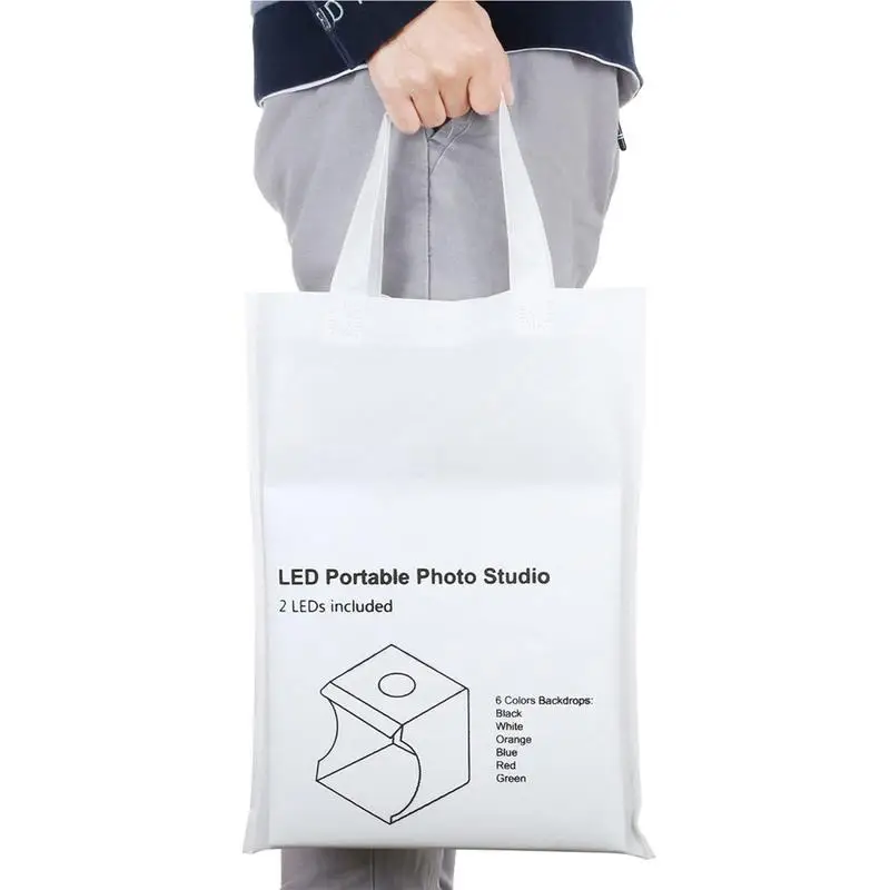 Photo Box Folding LED Lights Light Box & Soft Light & Soft Professional Lightbox For Jewelry And Product Photography