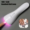 Rechargeable Handheld Nail Dryer UV LED Lamp For Gel Polish Nails Drying Manicure Tools Portable Nail Art Tool 18W Lights 1