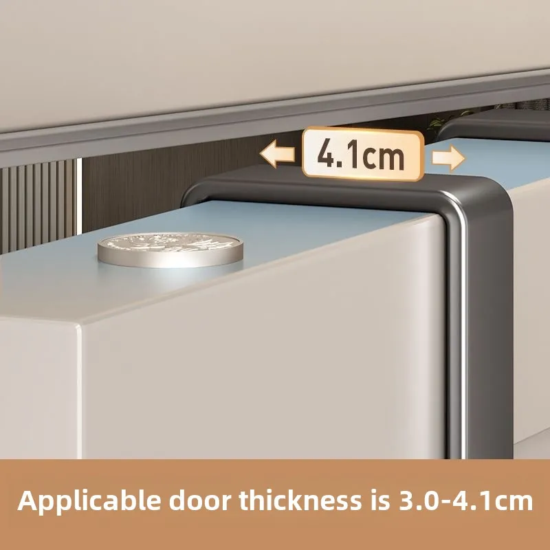 Easy Installation Door Hook Strong Metal Coat Rack Suitable for Clothes Hats and Bags Space Saving Design Bedroom