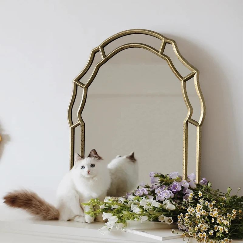 

Bedroom Wall Decorative Mirrors Aesthetic Nordic House Decorative Mirrors Korean Vintage Hogar Decoraciones House Decor YN50DM
