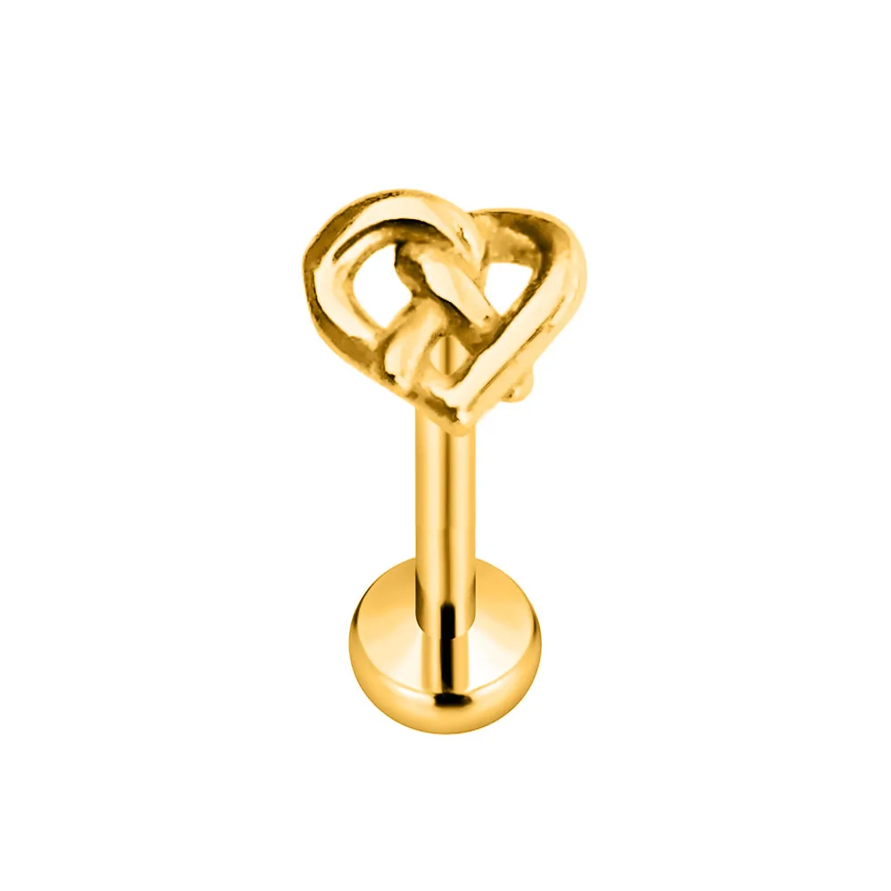 ASTM F136 G23 Titan Blütenblätter Stern Herz Schmetterling Threadless Piercing Pin Push-in Labret Daith Conch Ohrring 16G 18G 20G – Detail 4