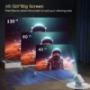LynCast 4K X3AQ Projector 500ANSI Native 1080P Auto Focus Android 11 BT5.4 WIFI6 Portable Home Theater