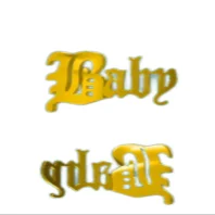 

18k Gold Tooth Gems Fine Jewelry English Letter Tooth Gems