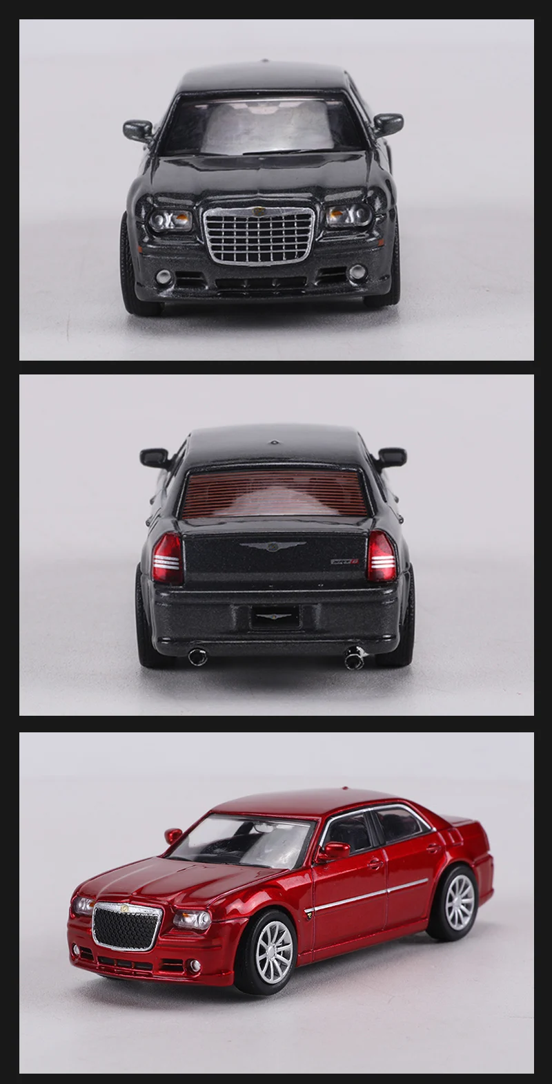 DCT 1:64 Chrysler 300C SRT8 Druckguss-Legierung Simulationsauto-Modell Spielzeug – Detail 5