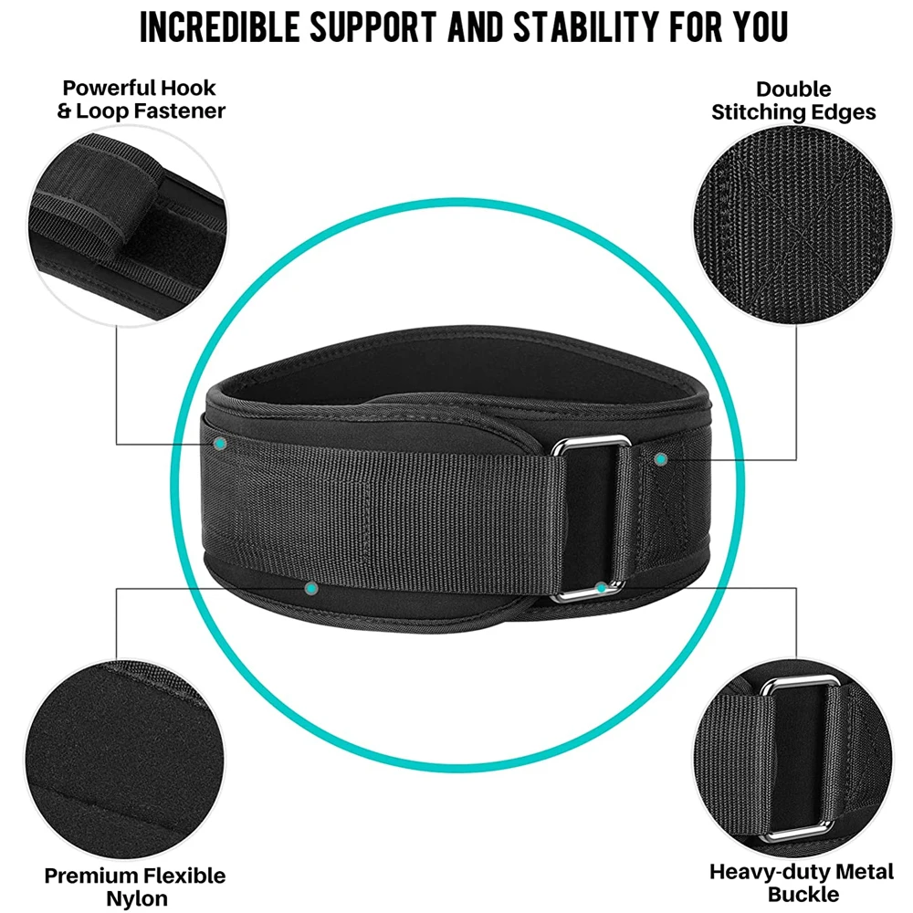 weight lifting belt for men & women, weight belt for workout weightlifting, powerlifting, squat & deadlift, adjustable gym belt Weight Lifting Belt for Men & Women, Weight Belt for Workout Weightlifting, Powerlifting, Squat & Deadlift, Adjustable Gym Belt 3