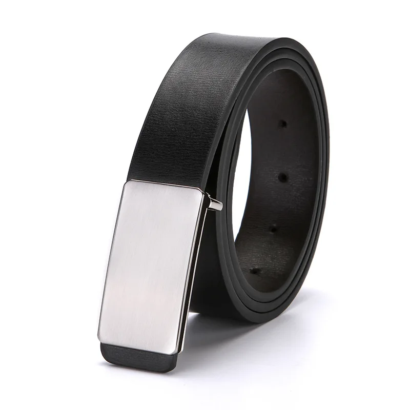 

Women Fashion Leather Belt Buckle Belts Women and men Waist Belt Thin Black Buckle Leather Belt A48