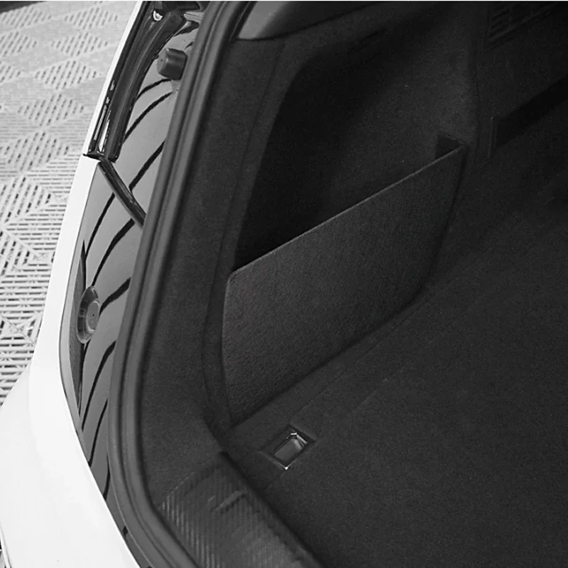 Trunk Organizer Partition Board Stowing Tidying car trunk accessories For Audi Q5L-Tailbox Side Storage