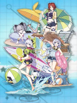 Honkai Impact 3rd аниме персонажи акриловая подставка модель доска стол украшение интерьера украшения подарок пара кукла собрать 15 см