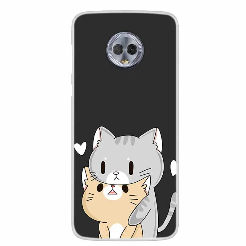 Lovely Cat Soft TPU Silicone Transparent Phone Case | Clear Bumper Cover