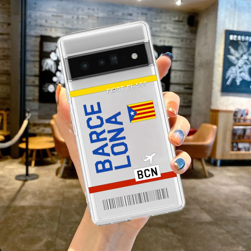 New York Airplane Ticket Art Travel Phone Case Cover