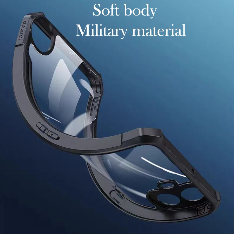 Original Case for Motorola G84 G54 G14 G13 G85 G64 G72 G34 5g Airbag Shockproof Shell Camera Protection Back Transparent Cover