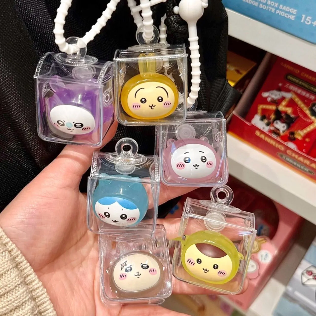 Transparent Mini Doll Storage Bag Display Case for Bubble Mart Ornaments Collection Dustproof Figurine Toys Organizer Box