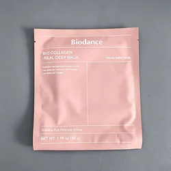 Biodance Collagen Face Mask - Ultimate Hydration and Brightening Formula for Enhanced Skin Elasticity and Soothing Care (1PCS Pink Mask)