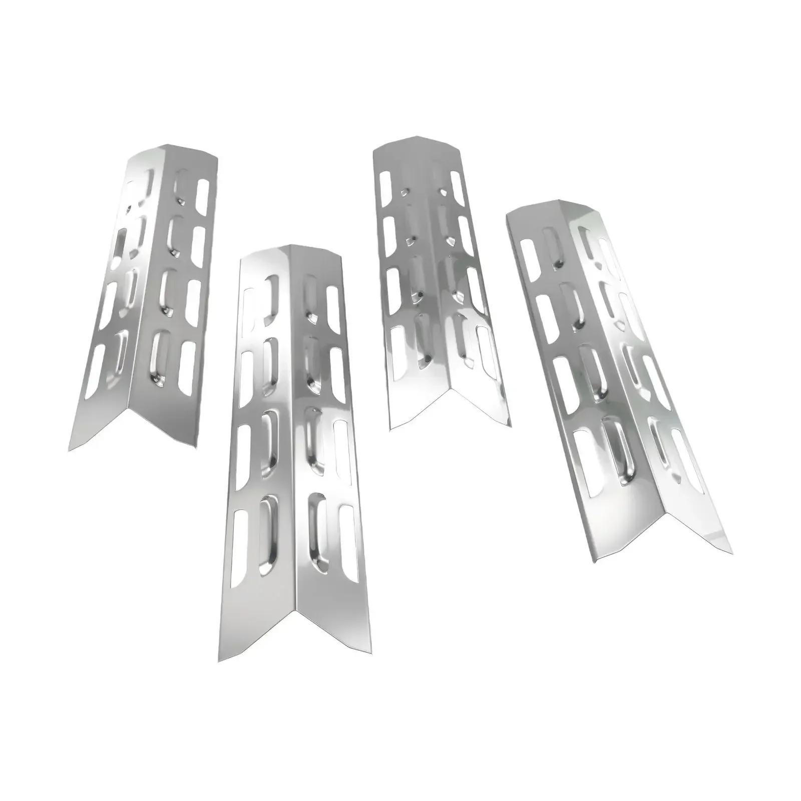 Grill Heat Plate Shield Heat Tent Replacement Parts For BBQ Gas Grill Plate Shield Tent Barbecue Flame Tamers 4Pcs Home