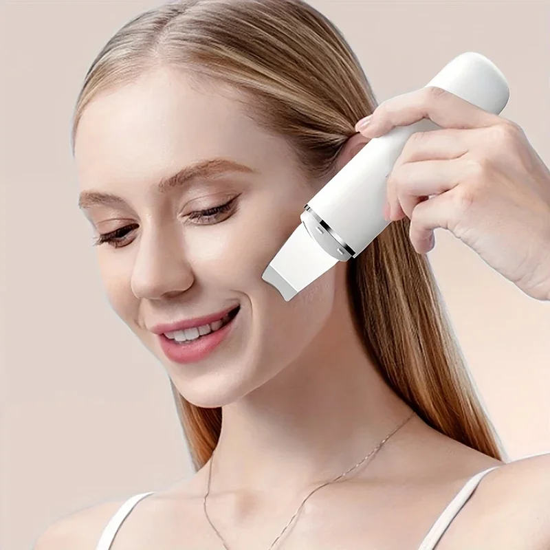 New Ultrasonic Pore Cleaning Instrument Ultrasonic Skin Scraper Knife Remove Blackheads Home Beauty Skin Scraper Instrument
