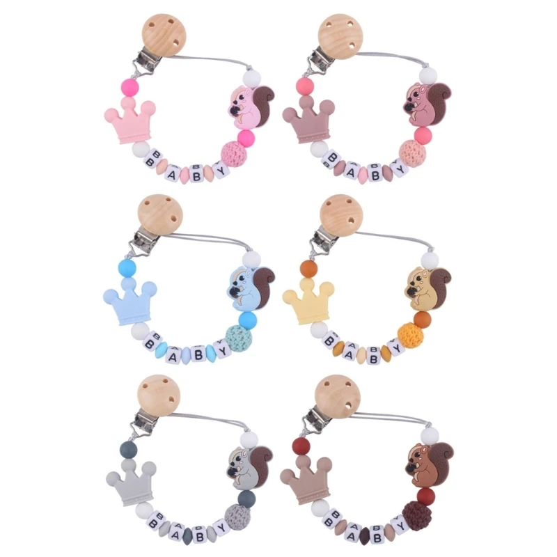 

Baby Pacifier Clips Holder Teether Pacifier Strap Soother Chain