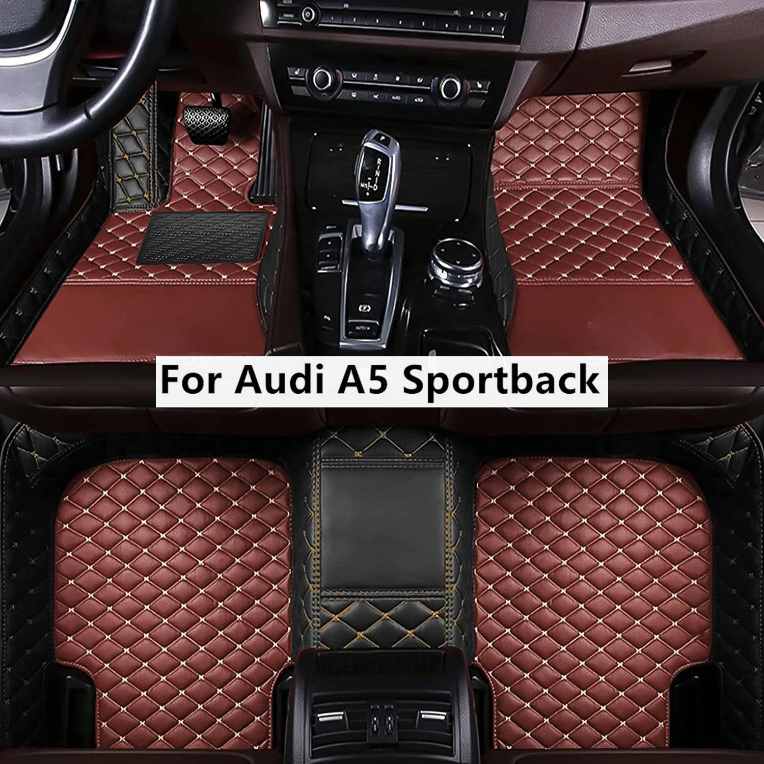 

Color Matching Custom Car Floor Mats For Audi A5 Sportback 4Doors Hatchback Auto Carpets Foot Coche Accessories