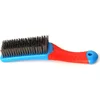Heavy Duty Stainless Steel Wire Brush with Comfortable Plastic Handle - Perfect for Removing Rust, Welding Slag, Dirt, and Paint 2