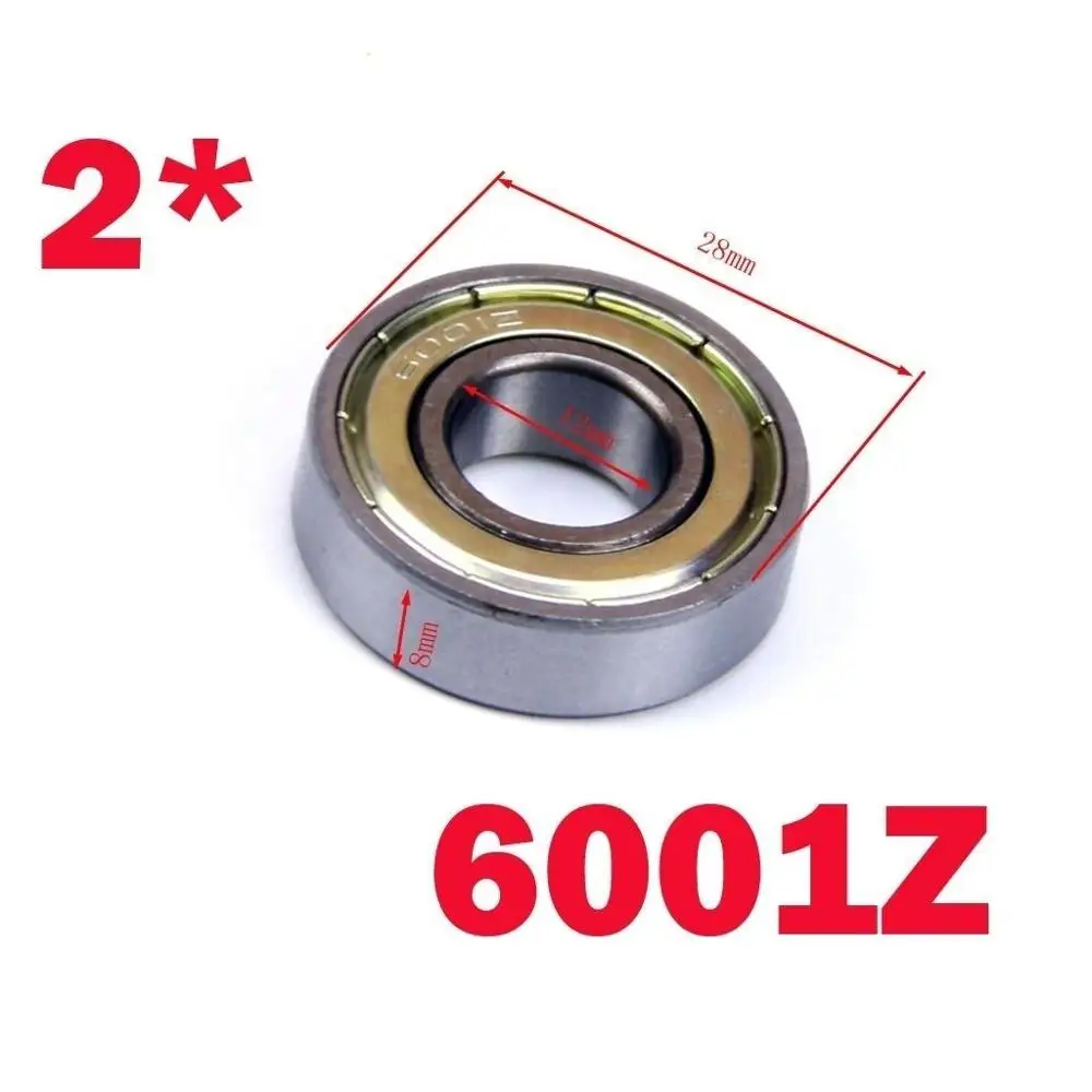 

Шарикоподшипник 6001Z для 47 /49cc, 2 шт.