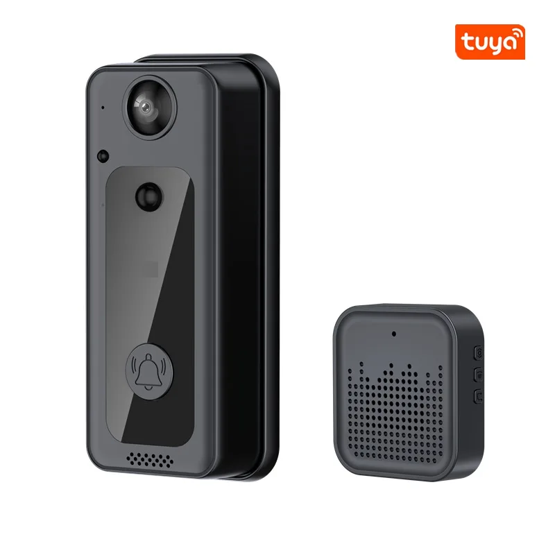 

Tuya APP 720P Long Time Standby Wireless WIFI Doorbell Low Comsunption Video Door Phone With Indoor Chime Visual Doorviewer