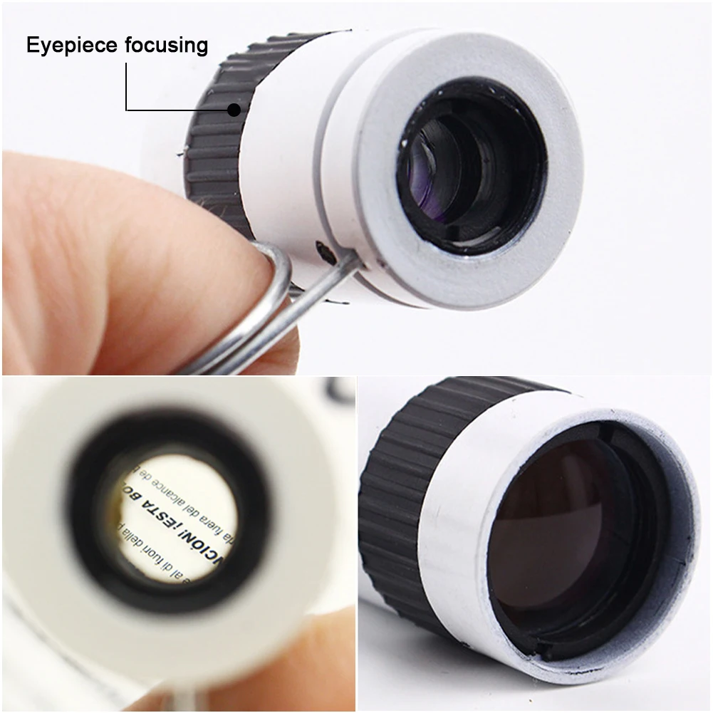 Mini Pocket Miniature Monocular Telescope, Student Finger Buckle Telescope, Hunting and Tourism, New, 2.5X17.5mm 4