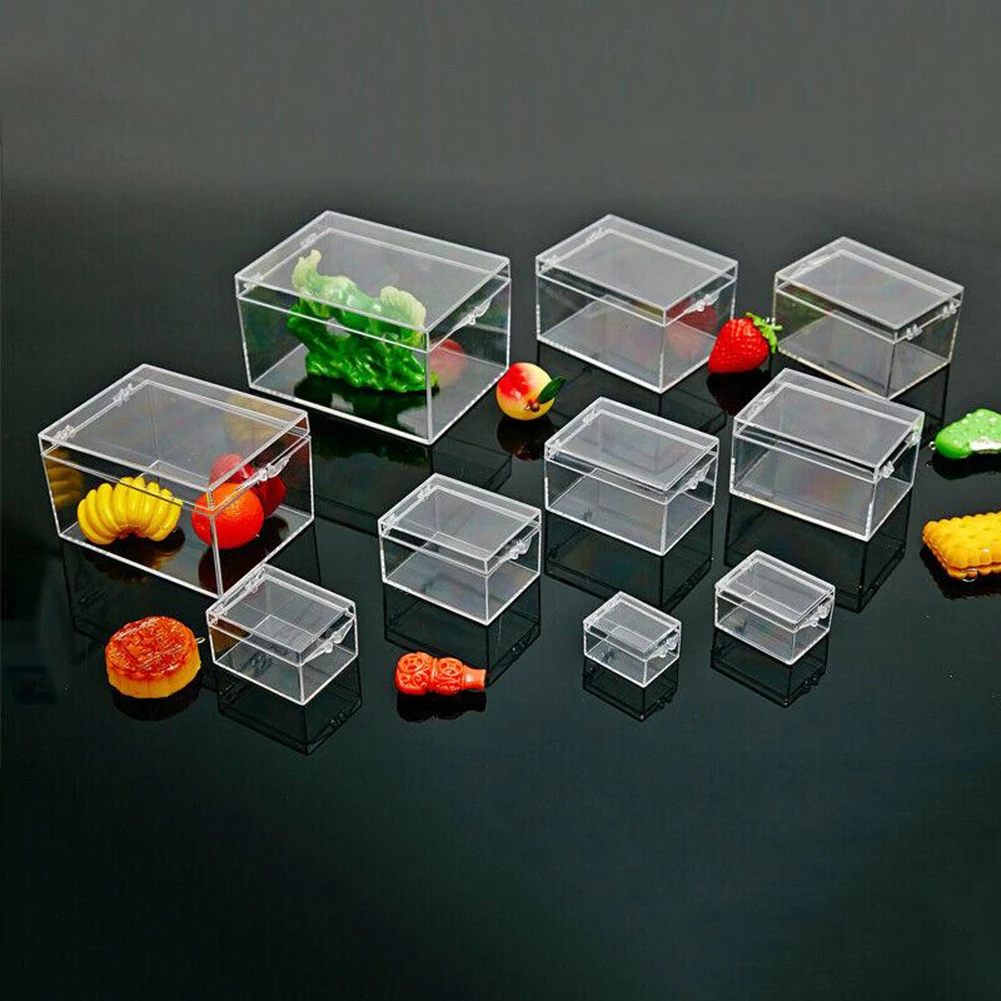 9 Sizes Transparent Plastic Storage Case Rectangular Insect Specimen 9-sizes-transparent-plastic-storage-case-rectangular-insect-specimen