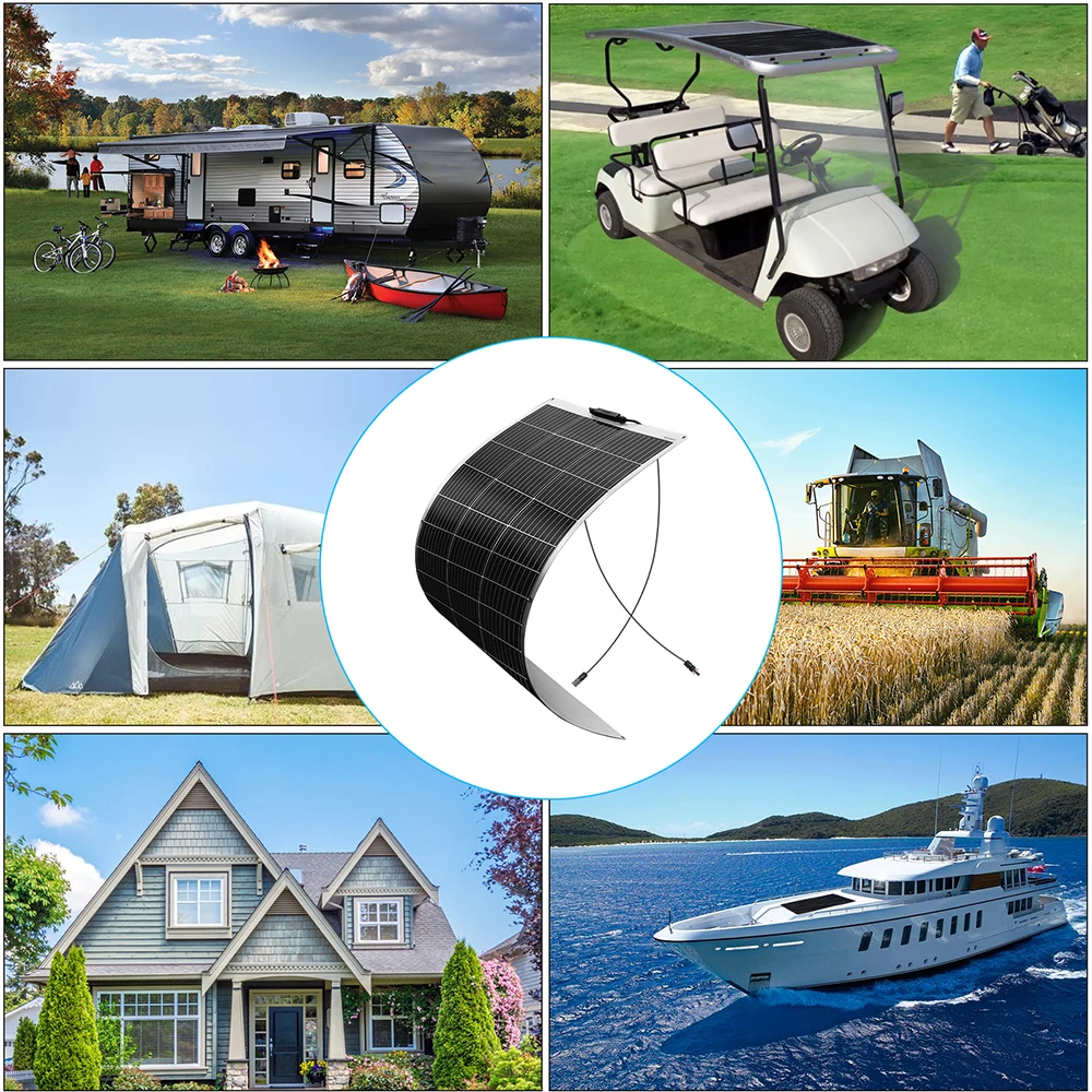 BOGUANG 120W Solar Panel /240W Solar Pate / Panel kit For Car RV Boat Home Yacht RV camping 12V 24V Battery Charger CE