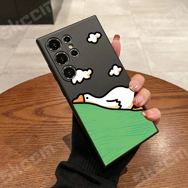 Adorable Cartoon Duck Soft Phone Case Cover
