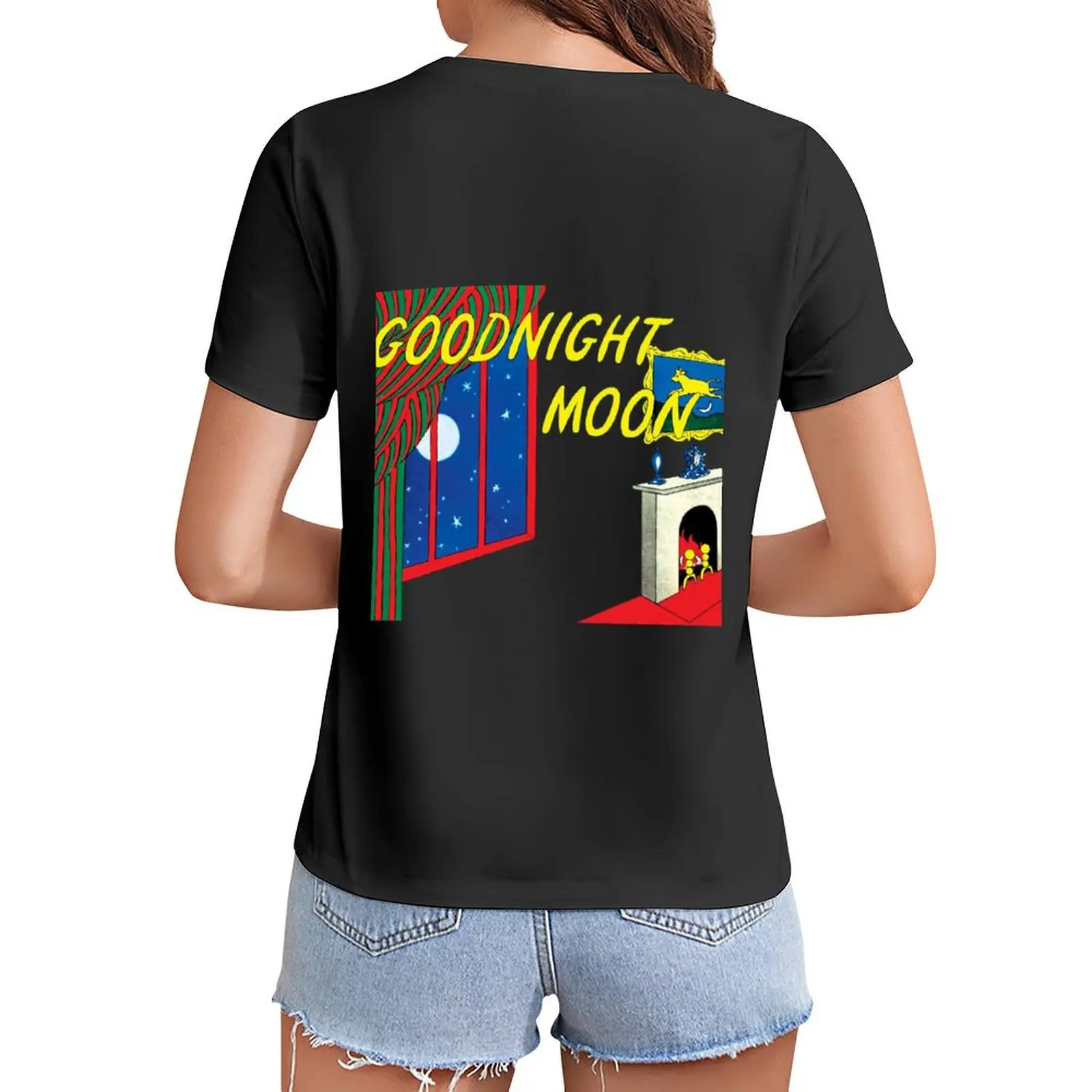 

goodnight moon T-Shirt tees vintage summer clothes graphic t-shirts for Women