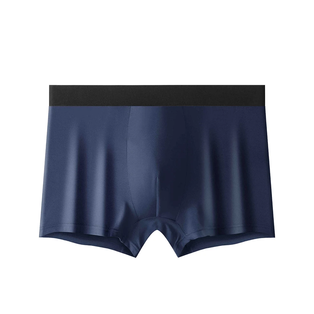 

Seamless Men Underwear Boxers Shorts Sexy U Convex Pouch Underpants Trunks Cotton Bulge Pouch Boxers Youth Panties