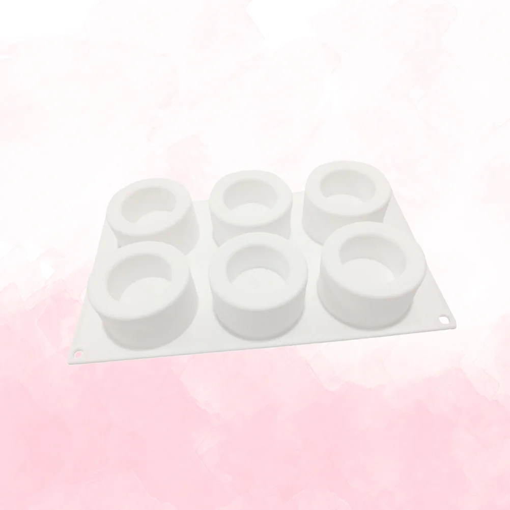 

6 Cavity Mousse Cake Mold Tray Silicone Cake Mold Tray DIY Cake Mold Mold for Pudding Mousses Dessert Kitchen Bakeware