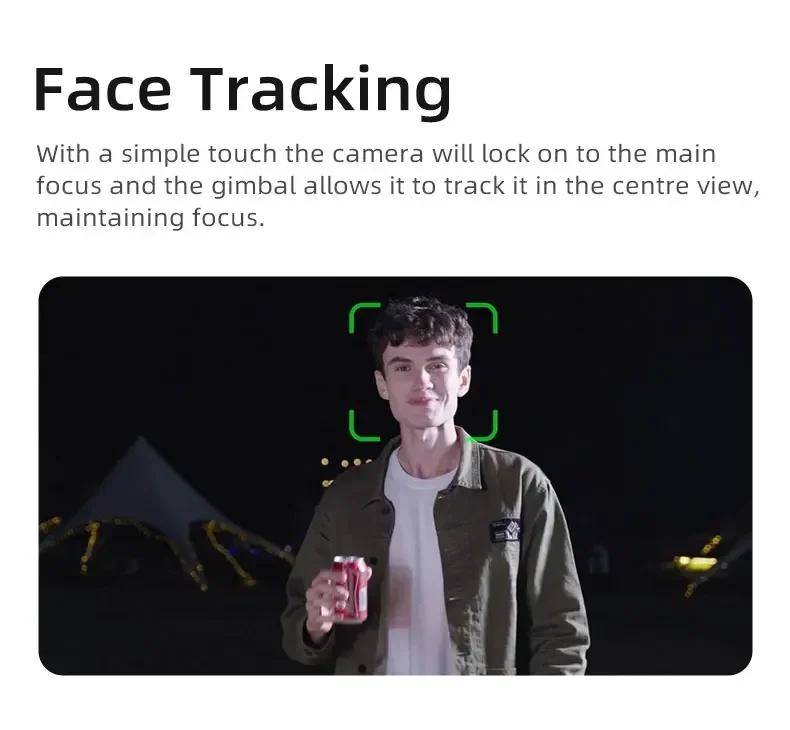 Vlog Action Camera M5 180° Rotation Lens 3.5"Screen Face Tracking IR Night Vison
