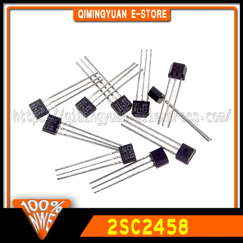 50 Pezzi 2SC2458-GR Transistor TO-92 MTX-IC - Lotto Componenti Elettronici