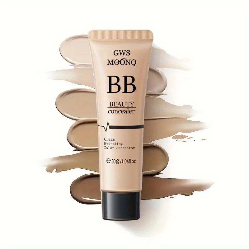 Waterproof BB Cream for Long-Lasting Brightening Nude Makeup with Oil Control and Liquid Concealer bb cream