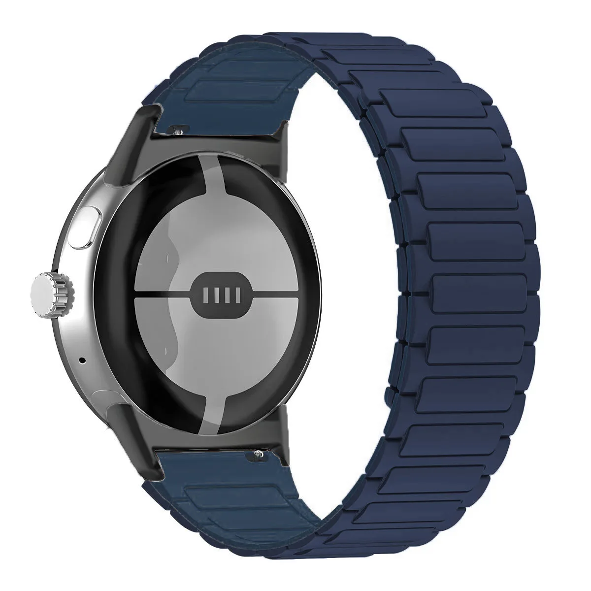 Magnetic Silicone Sport Replacement Strap Bracelet, 45mm/41mm,
