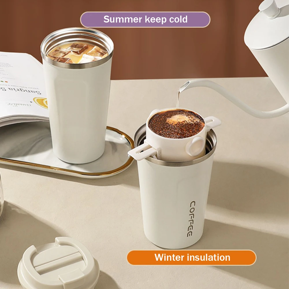 1pc 304 Stainless Steel Car Thermal Insulated Mug