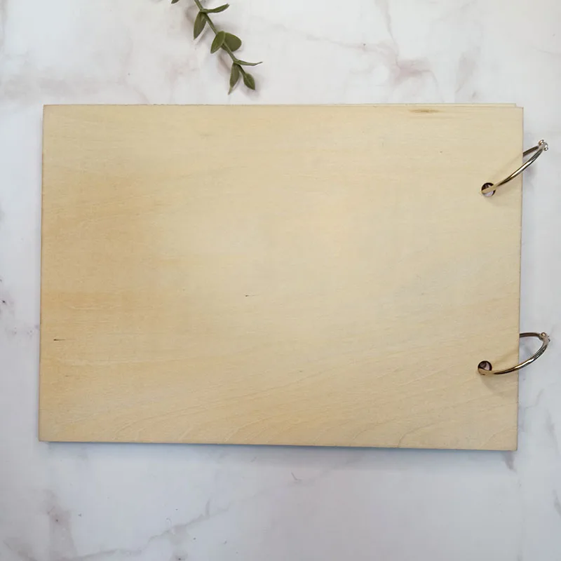 Personalized Wooden Wedding Guestbook Name and Date Country Wedding Album Mothers Day Gift Baby Shower Decorations