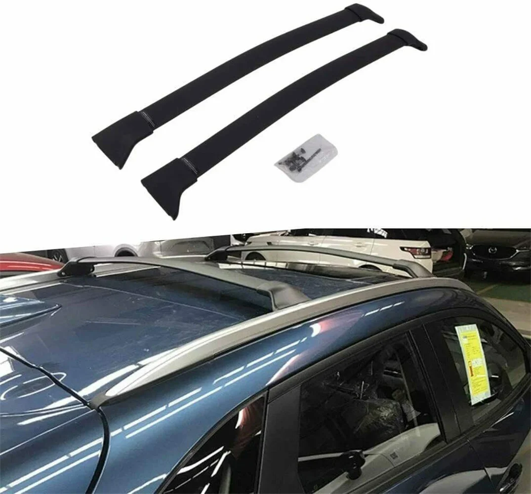 

2Pcs Fits for Mazda CX-3 CX3 2016-2022 Roof Rail Rack Cross Bars Crossbars