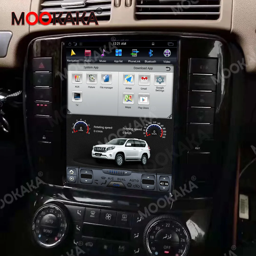 Автомагнитола PX6 для Mercedes Benz R280 R300 R320 R350 R450 2005-2014, 4 + 64 ГБ