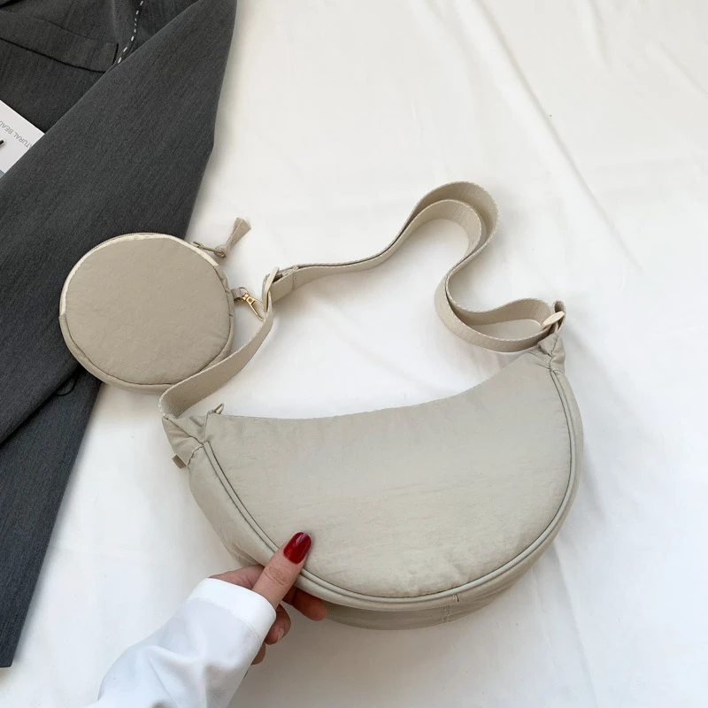 

Нейлоновая сумка-хобо через плечо высокого качества, сумка через плечо для пельменей, модная женская сумка